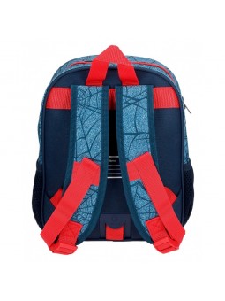 Mochila pequeña preescolar adaptable Spiderman Denim