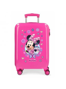 Maleta cabina Disney Minnie Super Helpers rosa