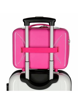 Neceser duro adaptable a maleta ABS Enjoy Minnie Heart