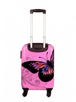 Conjunto de maleta pequeña + neceser + MP3 mariposas rora