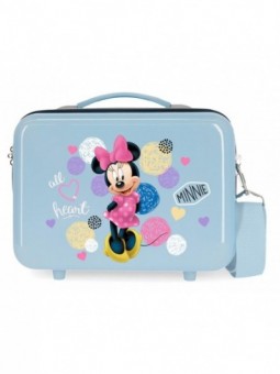 Neceser Disney Love Minnie All Heart azul