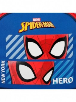 Estuche escolar o neceser portatodo tres compartimentos Spiderman Hero