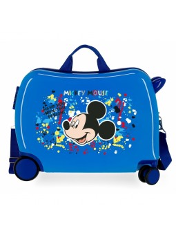 Maleta correpasillos RG Disney Mickey Colour Mayhem azul