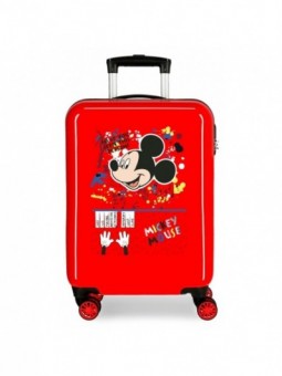 Maleta cabina Mickey colour Mayhem roja