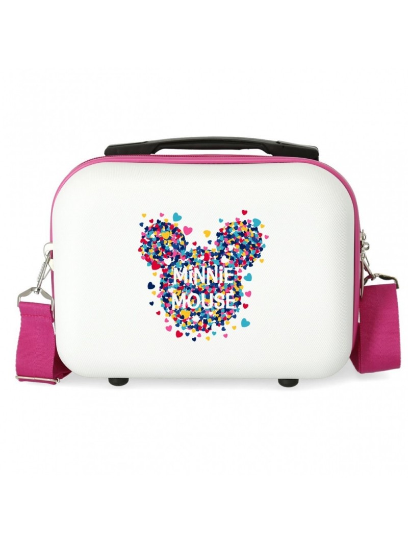 Neceser duro Minnie Magic dots rosa