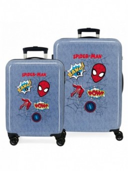 Juego de maletas Spiderman Denim