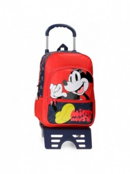 Mochila escolar con carro Mickey Mouse Fashion