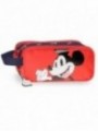 Estuche neceser triple cremallera Mickey Mouse Fashion