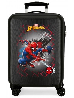 Maleta cabina Marvel Spiderman Red negro