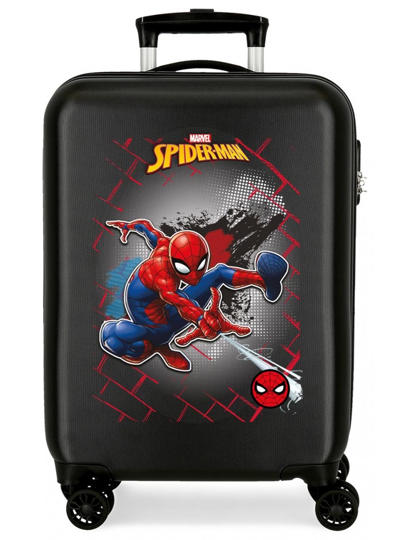 Marvel Spider-Man - Mochila mediana de 12 pulgadas, diseño de Spiderman,  Negro, Rojo, Moderno