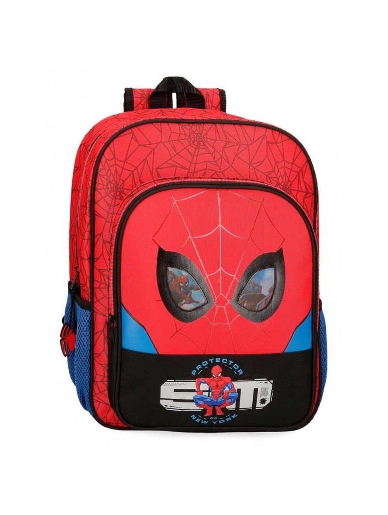 Mochila escolar adaptable a carro Spiderman Protector