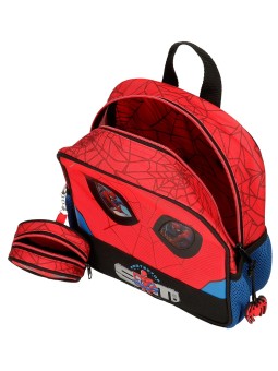 Mochila preescolar con carro Spiderman Protector
