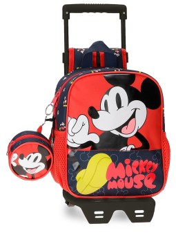 Mochila guardería con carro Mickey Mouse Fashion