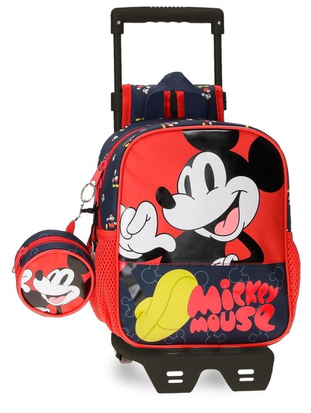 Mochila guardería con carro Mickey Mouse Fashion