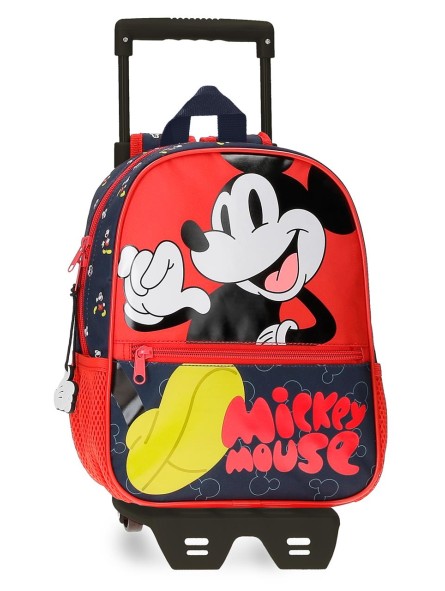 Mochila preescolar con carro Mickey Mouse Fashion