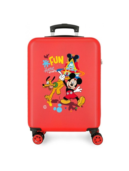Maleta de cabina Disney Mickey geometric roja