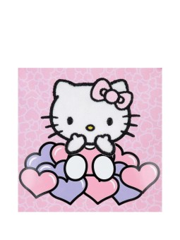 Mochila preescolar con carro Hello Kitty Hearts & Dots