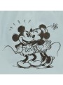 Mochila escolar doble compartimento con carro Mickey y Minnie kisses