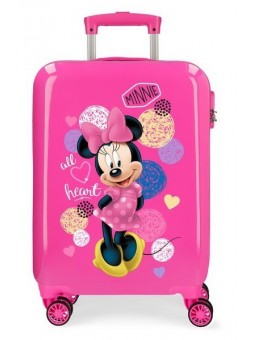 Maleta cabina Disney Love Minnie All Heart Rosa