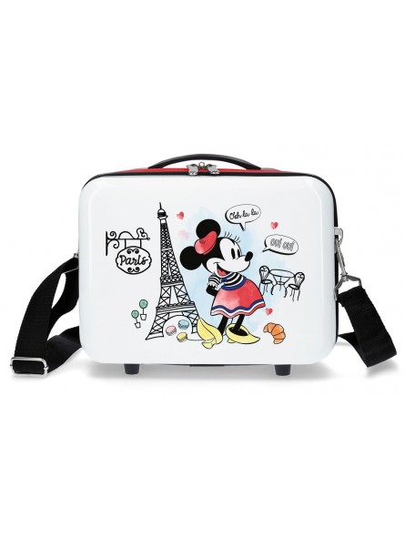 Neceser Disney Minnie around the world Paris roja