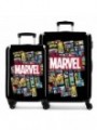 Juego de maletas Marvel Comic negra