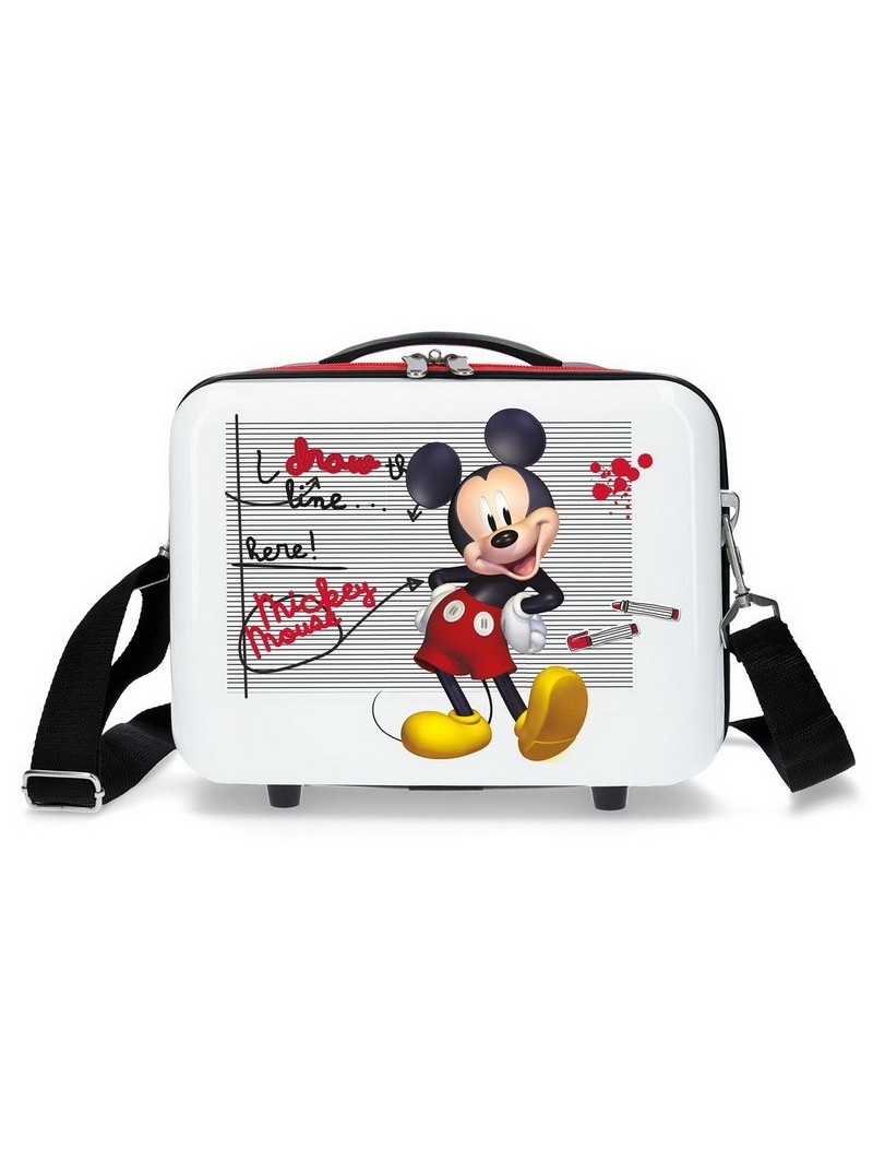 Neceser duro adaptable a maleta Disney Mickey Draw the line